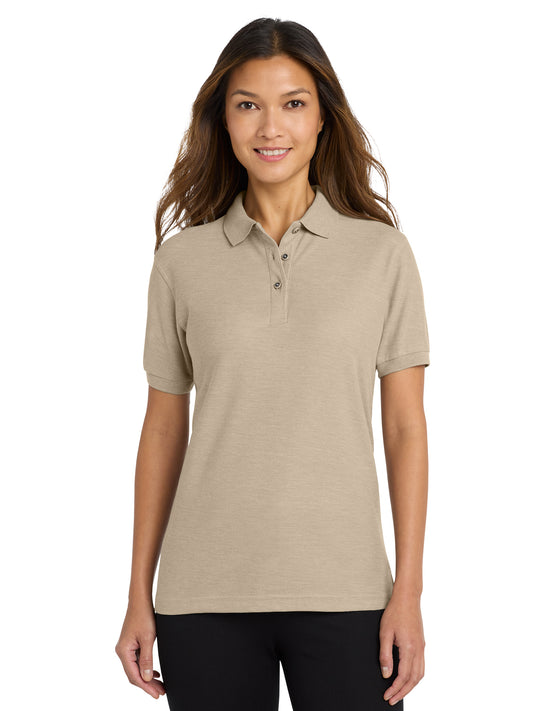 Women's Silk Touch Polo Shirt - L500 - Stone