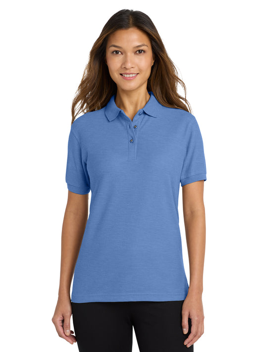 Women's Silk Touch Polo Shirt - L500 - Ultramarine Blue