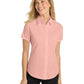 Women's Short Sleeve Easy Care Shirt - L508 - Light Pink