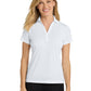 Women's Jacquard Polo  - L528 - White