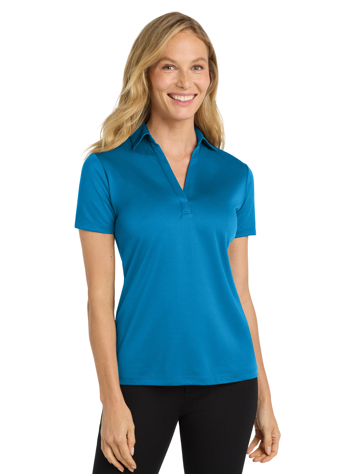 Women's Performance Polo - L540 - Brilliant Blue