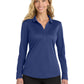 Women's Silk Touch Performance Long Sleeve Polo - L540LS - Royal