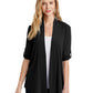 Women's Pocketless Concept Shrug - L543 - Black