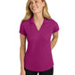 Women's Pocketless Dry Zone Grid Polo - L572 - Magenta
