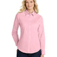 Women's Long Sleeve Easy Care Shirt - L608 - Light Pink
