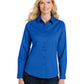 Women's Long Sleeve Easy Care Shirt - L608 - Strong Blue