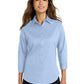 Women's Wrinkle-Resistant 3/4-Sleeve Shirt - L612 - Light Blue