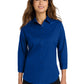 Women's Wrinkle-Resistant 3/4-Sleeve Shirt - L612 - Royal