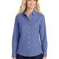Women's Oxford Button Up Shirt - L658 - Navy