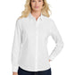 Women's Oxford Button Up Shirt - L658 - White