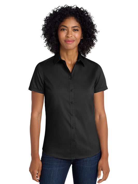 Women's Wrinkle Resistant Shirt - L664 - Black