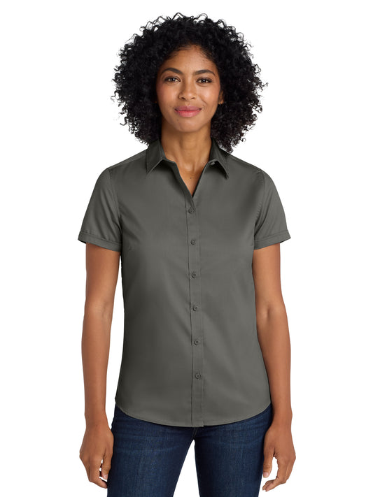 Women's Wrinkle Resistant Shirt - L664 - Sterling Grey