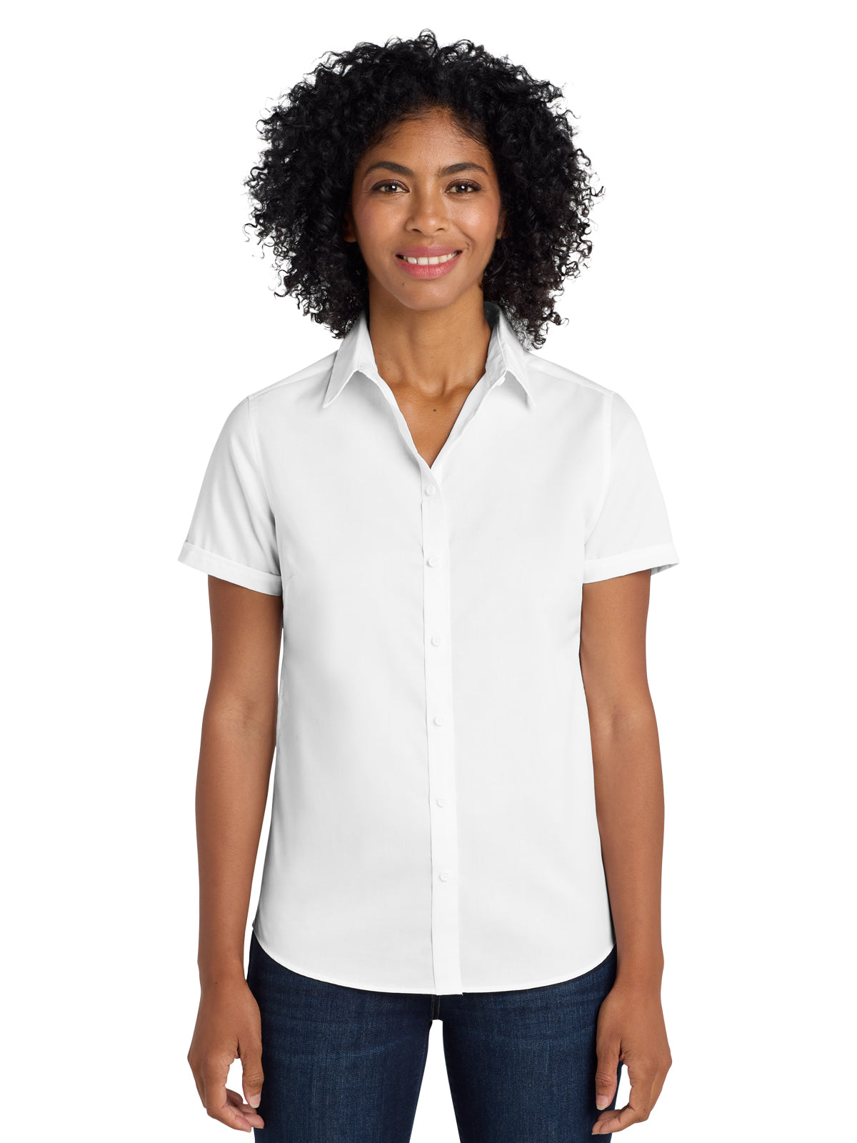 Women's Wrinkle Resistant Shirt - L664 - White