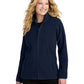 Women's Two-Pocket C-FREE Raglan Fleece Jacket - L700 - True Navy