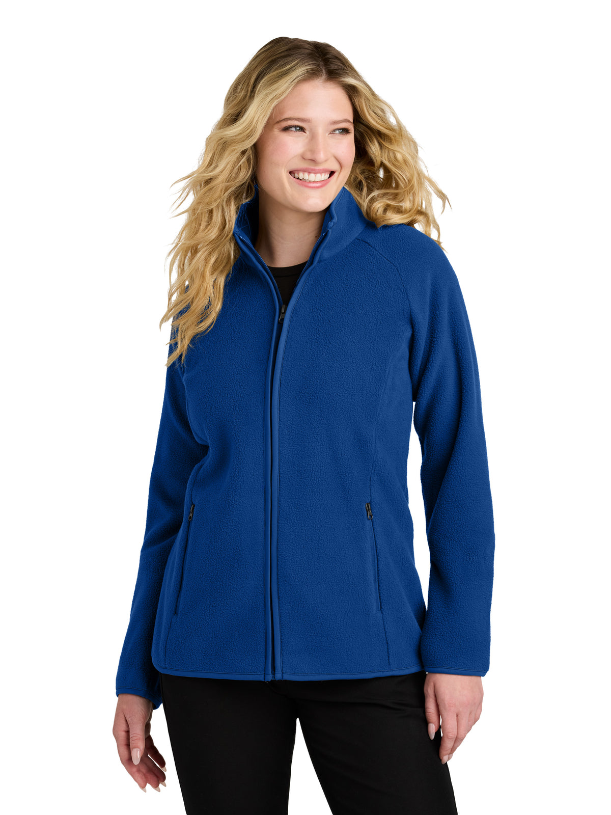 Women's Two-Pocket C-FREE Raglan Fleece Jacket - L700 - True Royal