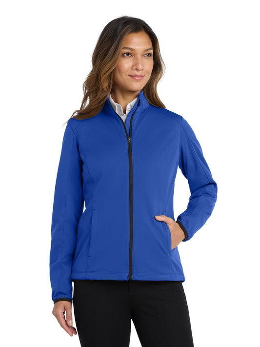 Women's Active Soft Shell Jacket - L717 - True Royal