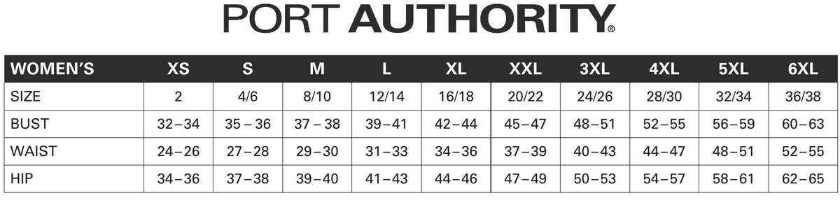 SIZECHART