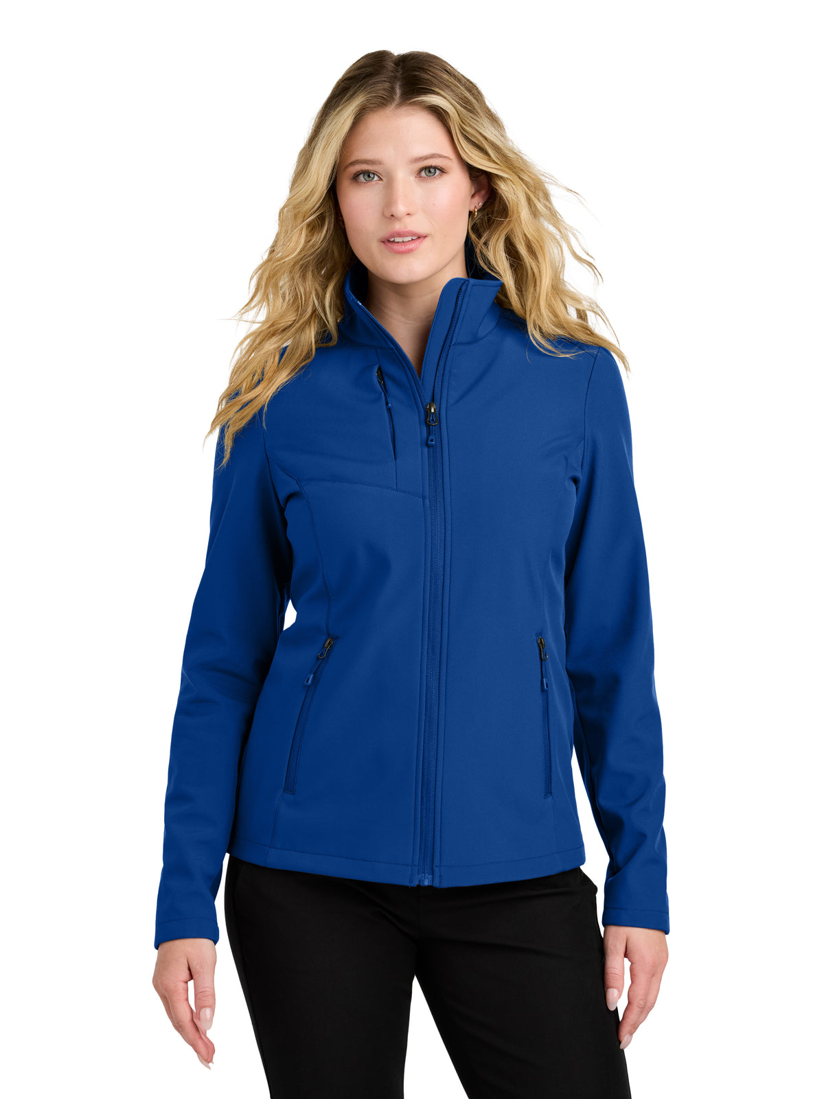 Women's Three-Pocket C-FREE Core Soft Shell Jacket - L720 - True Royal