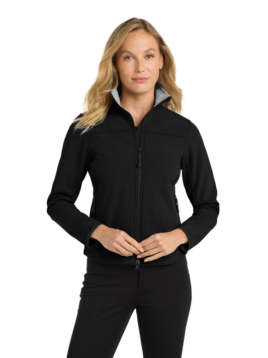 Women's Glacier Soft Shell Jacket - L790 - Black/Chrome