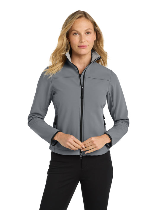 Women's Glacier Soft Shell Jacket - L790 - Smoke Grey/Chrome