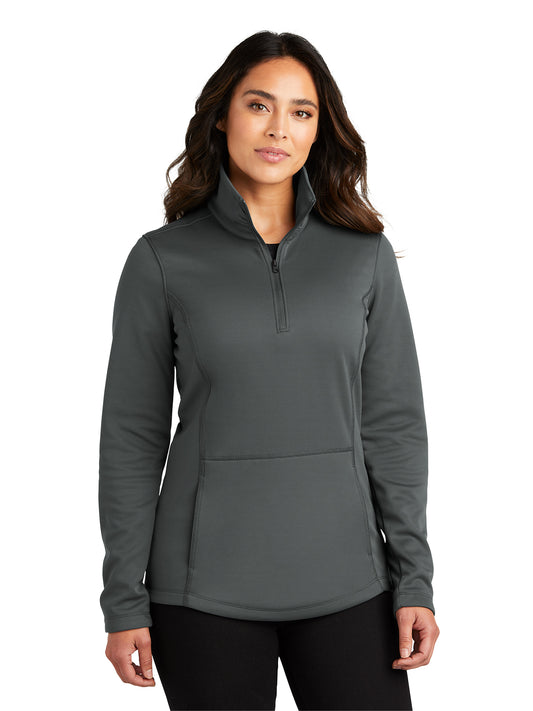 Women's Smooth Fleece 1/4-Zip Jacket - L804 - Graphite