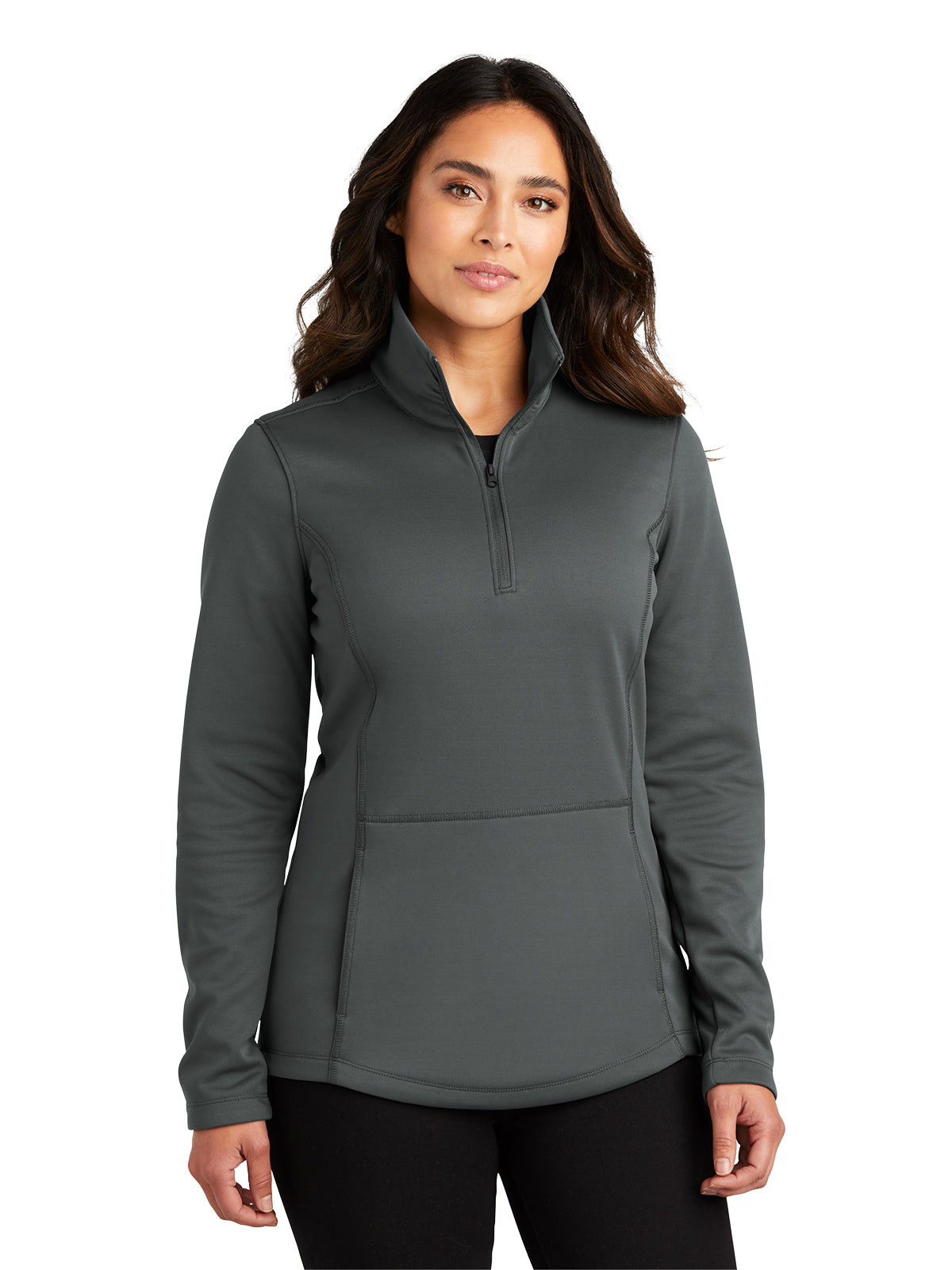 Women's Smooth Fleece 1/4-Zip Jacket - L804 - Graphite