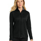 Women's Pocketless Full-Zip Jacket - L805 - Black/ Iron Grey