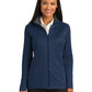 Women's Pocketless Full-Zip Jacket - L805 - Regatta Blue/ Iron Grey