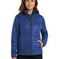 Women's Packable Puffy Jacket - L850 - Cobalt Blue