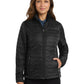 Women's Packable Puffy Jacket - L850 - Deep Black