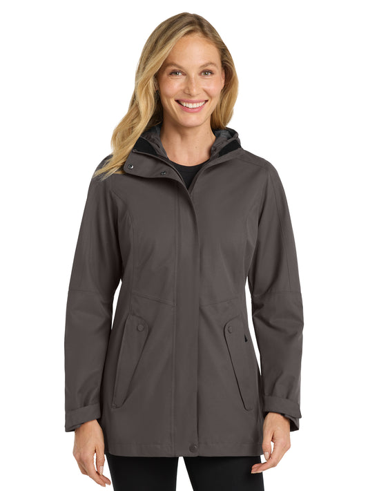 Women's 5-Pocket Outer Shell Jacket - L900 - Graphite