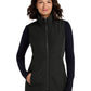 Women's Soft Shell Microfleece Lined Vest - L903 - Deep Black