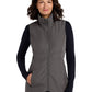 Women's Soft Shell Microfleece Lined Vest - L903 - Graphite
