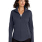 Women's 2-Pocket Smooth Fleece Jacket - L904 - River Blue Navy