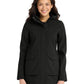 Women's Collective Waterproof Outer Soft Shell Parka Jacket - L919 - Deep Black