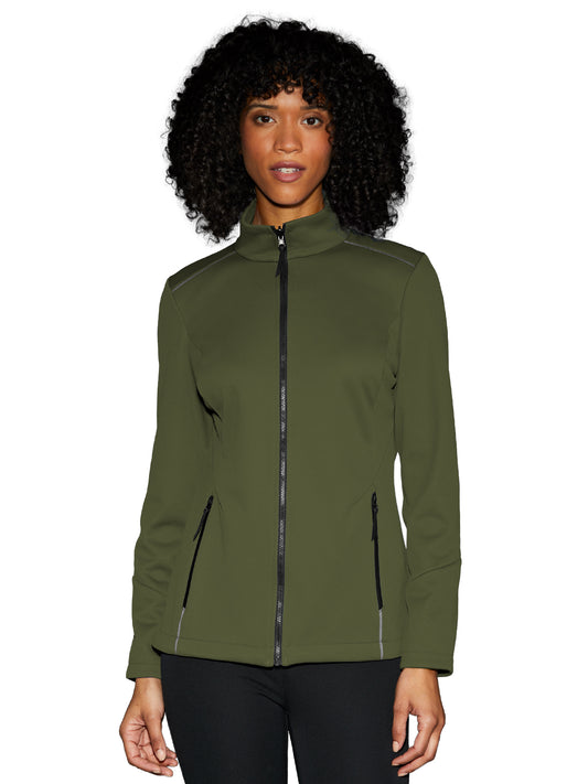 Women's Collective Tech Soft Shell Jacket - L921 - Olive Green
