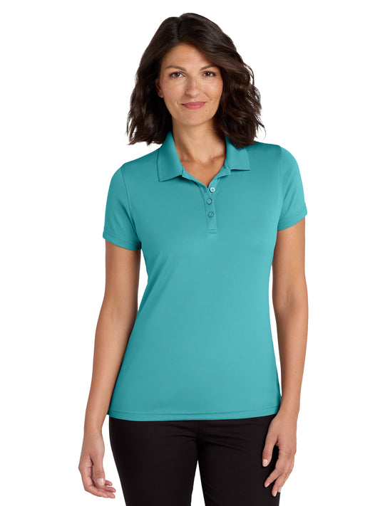 Women's Dry Zone Polo - LK110 - Aquamarine