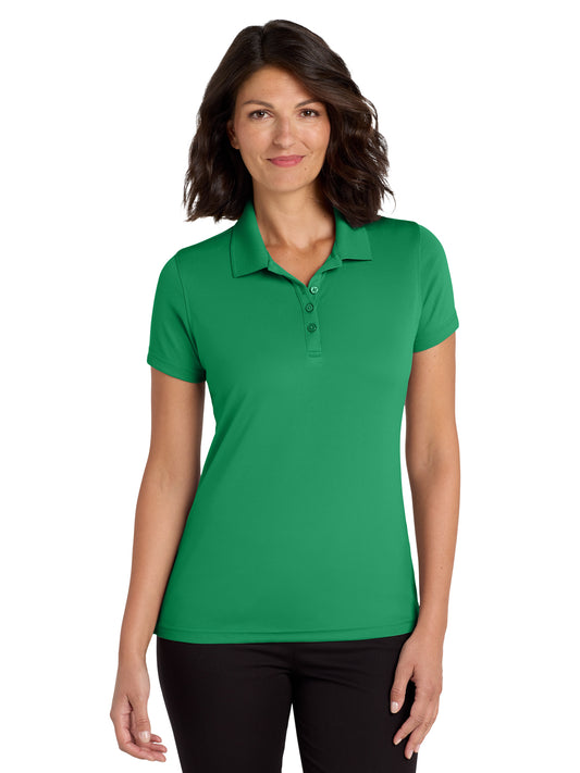 Women's Dry Zone Polo - LK110 - Bright Kelly Green