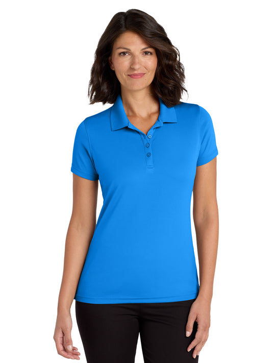 Women's Dry Zone Polo - LK110 - Coastal Blue