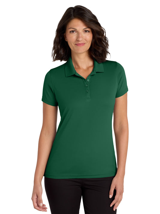 Women's Dry Zone Polo - LK110 - Deep Forest Green