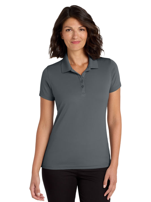 Women's Dry Zone Polo - LK110 - Graphite