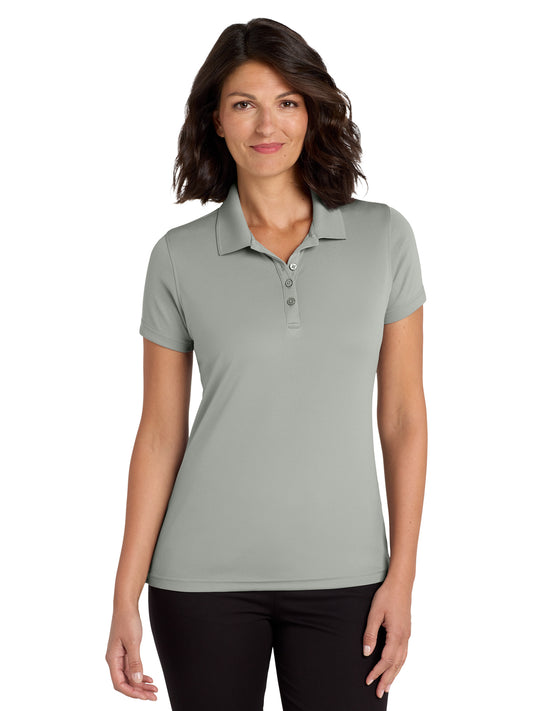 Women's Dry Zone Polo - LK110 - Gusty Grey