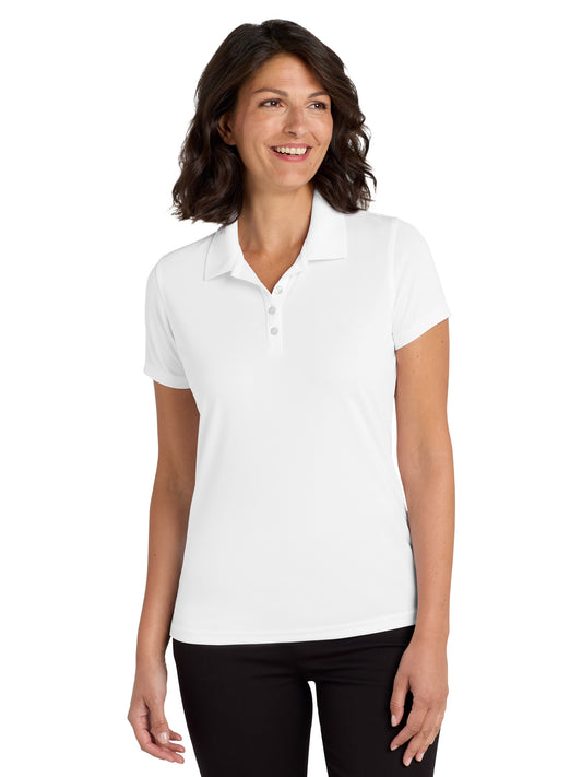 Women's Dry Zone Polo - LK110 - White