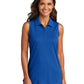 Women's Dry Zone UV Micro-Mesh Sleeveless Polo - LK110SV - True Royal