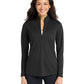 Women's Pocketless UV Micro-Mesh 1/4-Zip Sweatshirt - LK112 - Deep Black