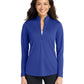 Women's Pocketless UV Micro-Mesh 1/4-Zip Sweatshirt - LK112 - True Royal
