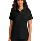 Women's Pocketless Wearever Signature Polo - LK200 - Deep Black