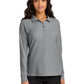 Women’s Wearever Signature Pique Long Sleeve Polo - LK200LS - Gusty Grey