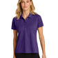 Women's Pocketless Moisture Wicking Polo - LK240 - Prism Purple