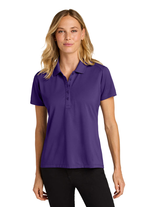 Women's Pocketless Moisture Wicking Polo - LK240 - Prism Purple